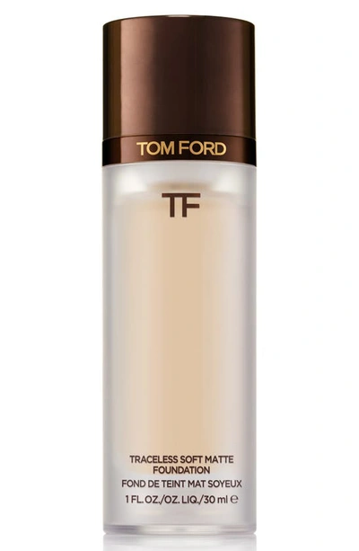 Tom Ford Traceless Soft Matte Foundation 0.5 Porcelain 1 oz/ 30 ml In 0.5 Porcelain (fair With Neutral Undertones)