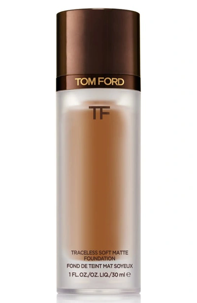Tom Ford Traceless Soft Matte Foundation 9.7 Cool Dusk 1 oz/ 30 ml In 9.7 Cool Dusk (dark To Deep With Cool Undertones)