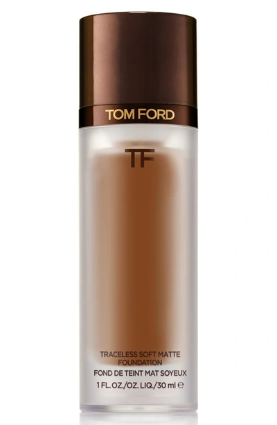 Tom Ford Traceless Soft Matte Foundation 11.5 Warm Nutmeg 1 oz/ 30 ml In 11.5 Warm Nutmeg (deep With Warm Golden Undertones)