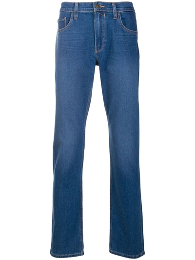 Paige Federal Martingale Straight Leg Jeans In Jessy