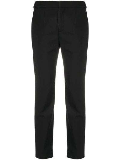 Chloé Cropped Slim-fit Trousers In Black