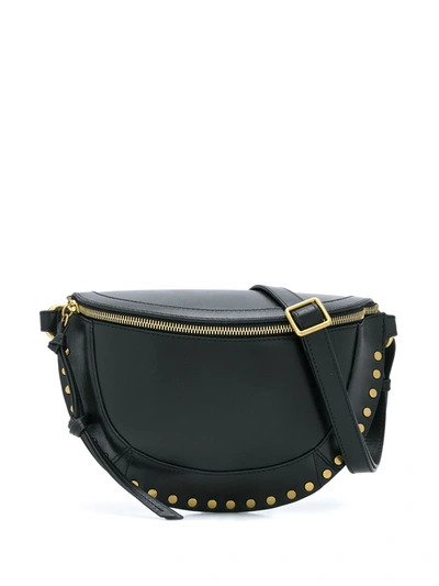 Isabel Marant Étoile Skano Studded Clutch Bag In Black