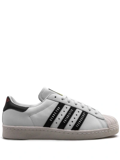 Adidas Originals Adidas Superstar 80s Human Made Sneakers In White