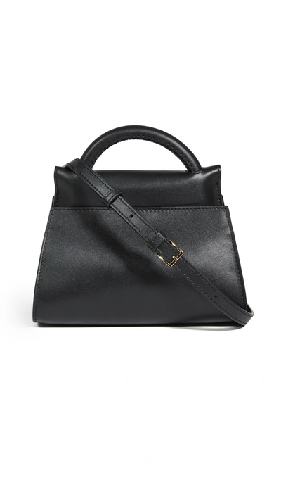 Elleme Small Papillon Leather Bag In Black