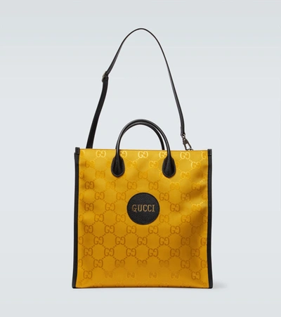 Gucci Off The Grid Gg Supreme Tote Bag In Yellow