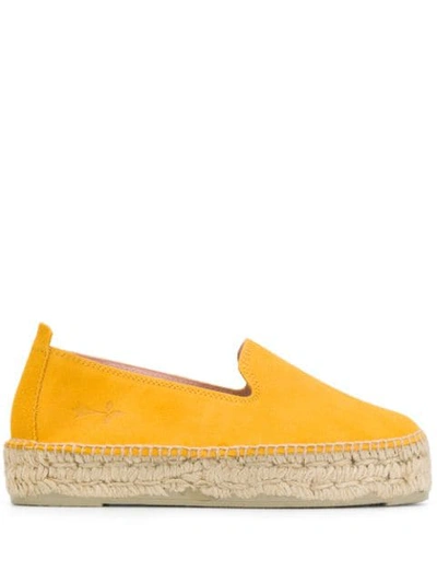 Manebi Banana Woman Hamptons Espadrilles In Yellow