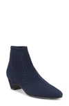 Eileen Fisher Purl Sock Bootie In Midnight Stretch Fabric