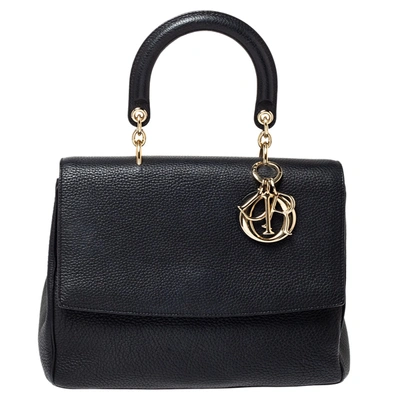 Pre-owned Dior Top Handle Bag In Black