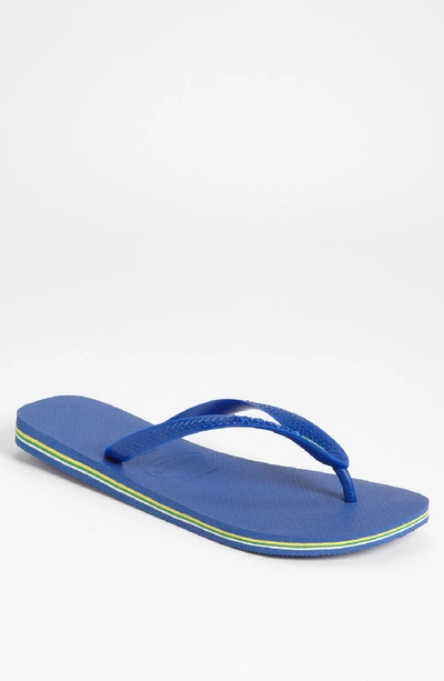 Havaianas 'brazil' Flip Flop In Marine Blue