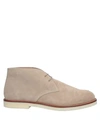 Hogan Ankle Boots In Light Grey
