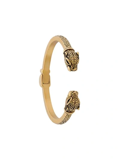 Nialaya Jewelry Jaguar Head Bracelet In Gold
