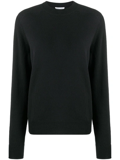 Bottega Veneta Long-sleeve Wool Jumper In Black