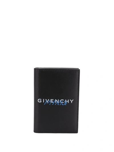 Givenchy 3d Logo Print Wallet In Black