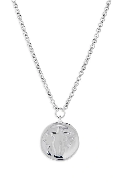 Chloé Emoji Pendant Necklace In Silver