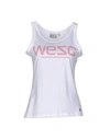 Wesc Tank Top In White