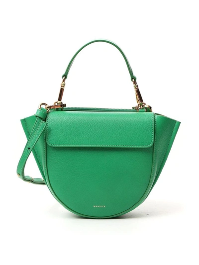Wandler Mini Hortensia Shoulder Bag In Green