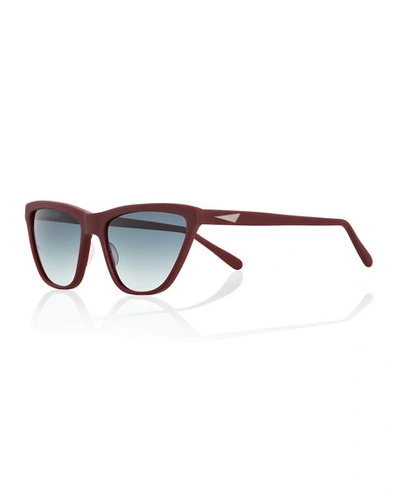 Prism Cairo Cat-eye Sunglasses In Teal