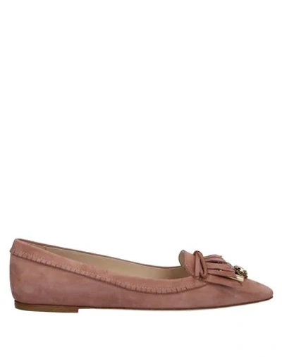 Tod's Loafers In Pink