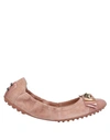 Tod's Ballet Flats In Pink