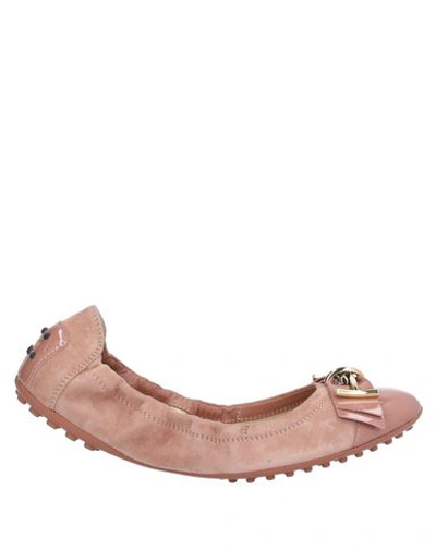 Tod's Ballet Flats In Pink