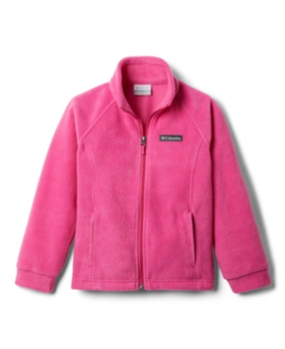 Columbia Kids' Toddler Girls Benton Springs Fleece Jacket In Pink Ice