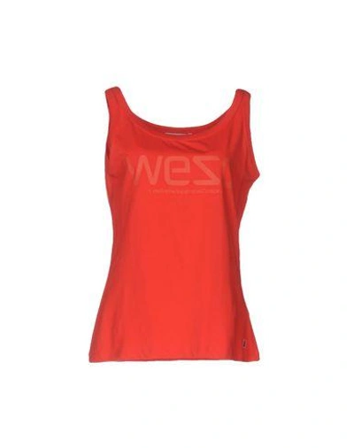 Wesc Tank Top In Red