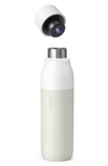 Larq Self Cleaning 17 oz Water Bottle In Granite White