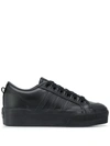 Adidas Originals Adidas Women's Originals Nizza Platform Casual Shoes In White/ Core Black