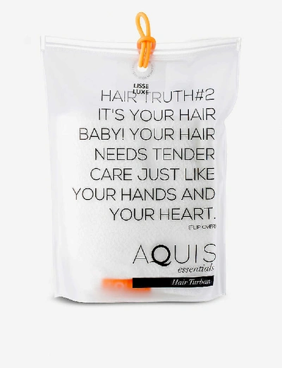 Aquis Lisse Luxe Hair Turban 27cm X 74cm