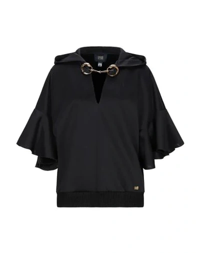 Cavalli Class Hooded Sweatshirt In Black