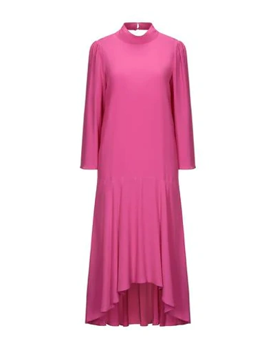 Patrizia Pepe Midi Dresses In Pink