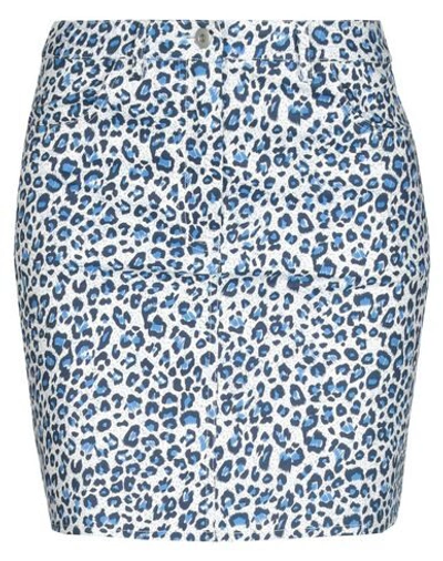 Weili Zheng Mini Skirts In Blue