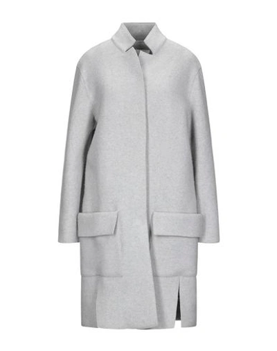 Dondup Coats In Light Grey