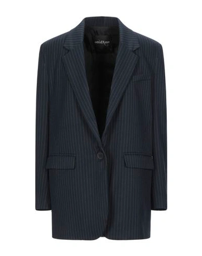 Ottod'ame Suit Jackets In Dark Blue