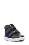 Ugg Kids' Rennon High Top Sneaker In Black/ Navy