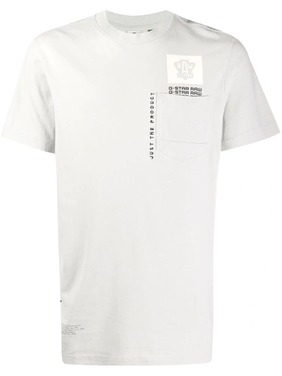 G-star Raw Men's Multi Logo Pocket T-shirt In Grey