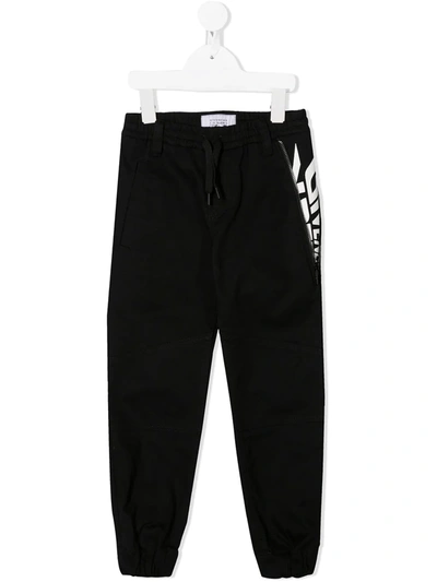 Givenchy Kids' Side Logo Track Trousers In Black
