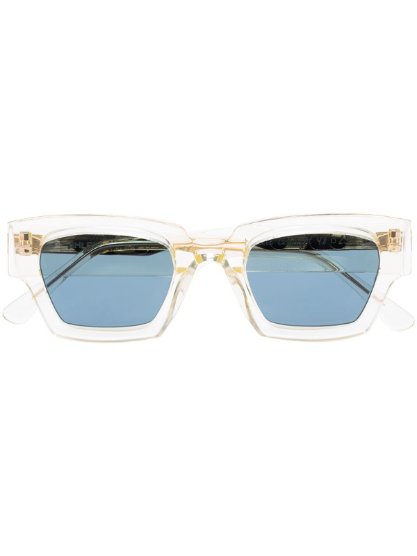 Ahlem Gold Tone Villette Square Sunglasses In Metallic | ModeSens