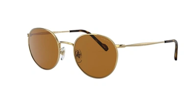 Vogue Eyewear Vogue Vo4182s Gold Sunglasses In Brown Polar