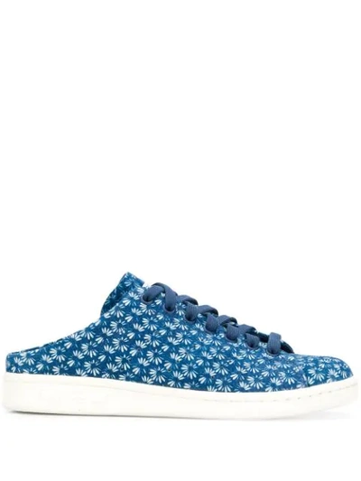 Adidas Originals Stan Smith Mule Sneakers In Blue Leather