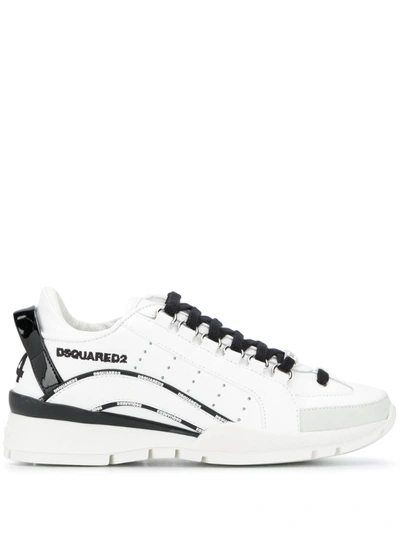 Dsquared2 551 Trainers In White Leather