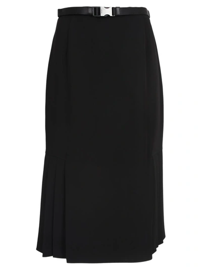 Prada Polyester Skirt In Black