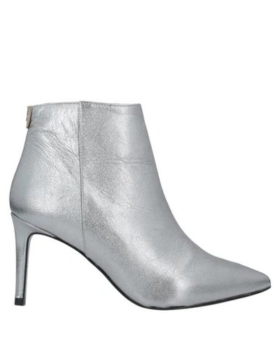 Patrizia Pepe Ankle Boots In Silver