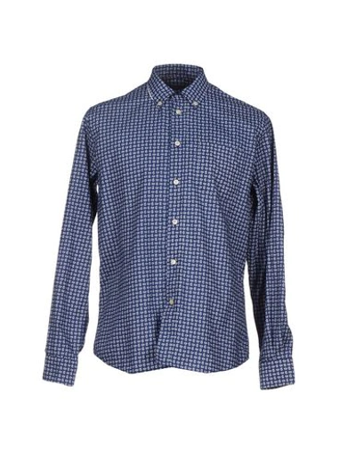 Siviglia Patterned Shirt In Dark Blue