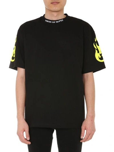 Vision Of Super Fire T-shirt In Nero