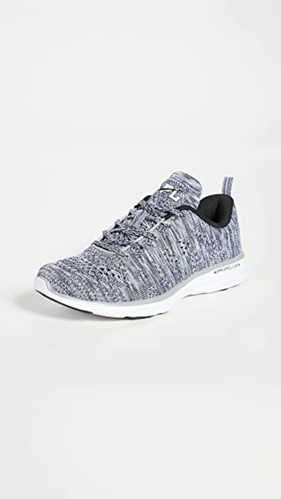 Apl Athletic Propulsion Labs Techloom Pro Knit Running Shoe In Heather Grey