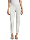 Eileen Fisher System Crepe Slim Pants In Bone