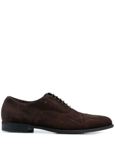 Fratelli Rossetti Logo-stamp Oxford Shoes In Brown