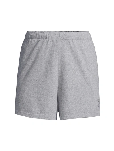 Les Girls Les Boys Jersey Apparel Loose Shorts In Grey