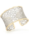 Kendra Scott Filigree Medallion Cuff Bracelet In Two-tone